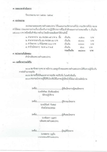 ขยายกรอบเวลาแผนปฏิบัติการป้องกันการทุจริต ๔ ปี (พ.ศ. ... Image 32