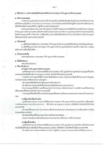 ขยายกรอบเวลาแผนปฏิบัติการป้องกันการทุจริต ๔ ปี (พ.ศ. ... Image 110