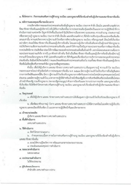 ขยายกรอบเวลาแผนปฏิบัติการป้องกันการทุจริต ๔ ปี (พ.ศ. ... Image 115