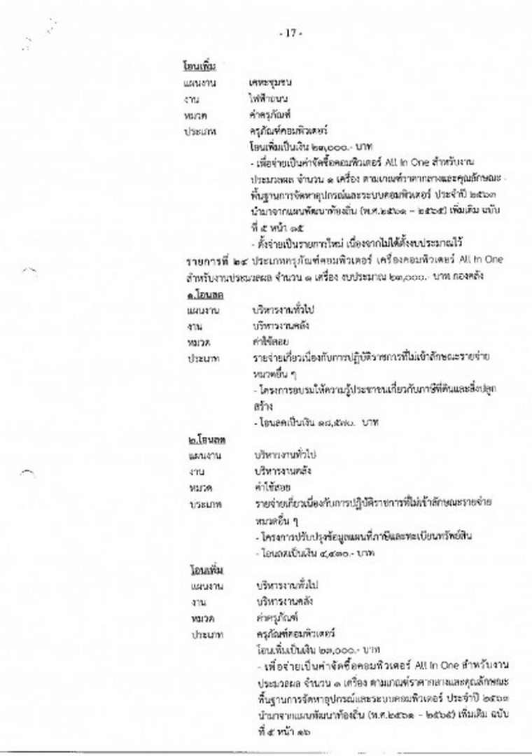 สำเนารายงานการประชุมสภาเทศบาลตำบลสบปราบ สมัยวิสามัญ สมัยที่ ... Image 18