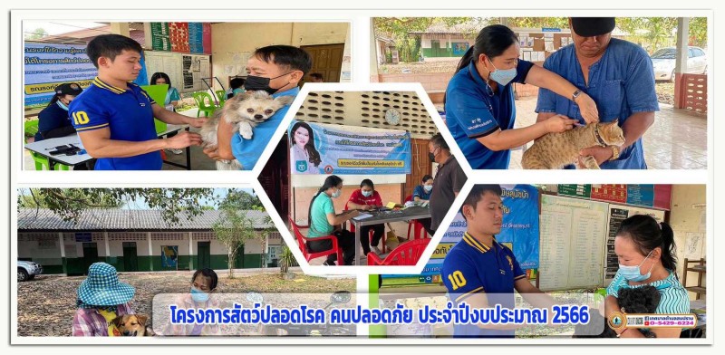 โครงการสัตว์ปลอดโรค คนปลอดภัย ประจำปีงบประมาณ 2566 Image 1