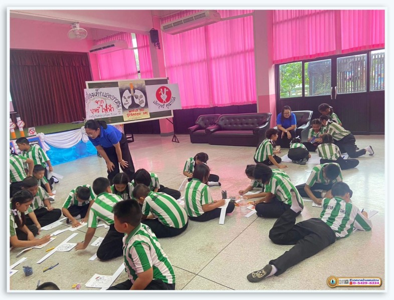 กิจกรรมอบรมให้ความรู้เรื่อง โทษและพิษภัยของบุหรี่ ... Image 10