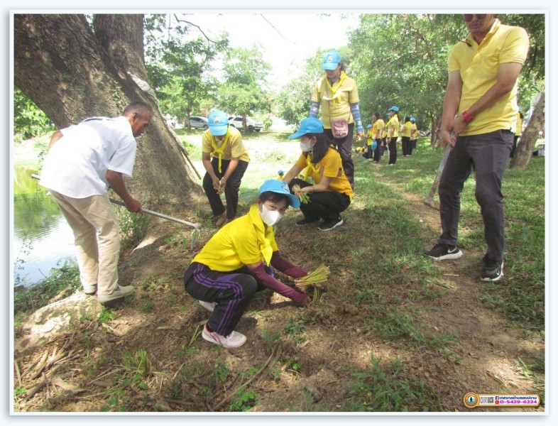 โครงการปลูกหญ้าแฝกป้องกันตลิ่งพัง ประจำปี 2566 Image 6