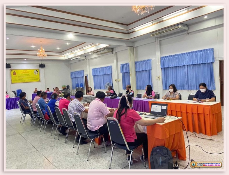 การประชุมคณะกรรมการกองทุนหลักประกันสุขภาพเทศบาลตำบลสบปราบ ... Image 2
